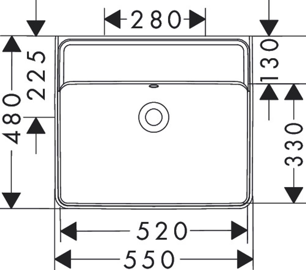 https://raleo.de:443/files/img/11eeea3e96bacac092906bba4399b90c/size_l/Hansgrohe-Xanuia-Q-Aufsatzwaschtisch-geschliffen-550-480-ohne-Hahnloch-mit-Ueberlauf-Weiss-60239450 gallery number 1